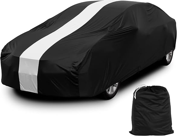 Favoto Dustproof Car Cover Indoor Sedan Cover Fit for 177-193‘’