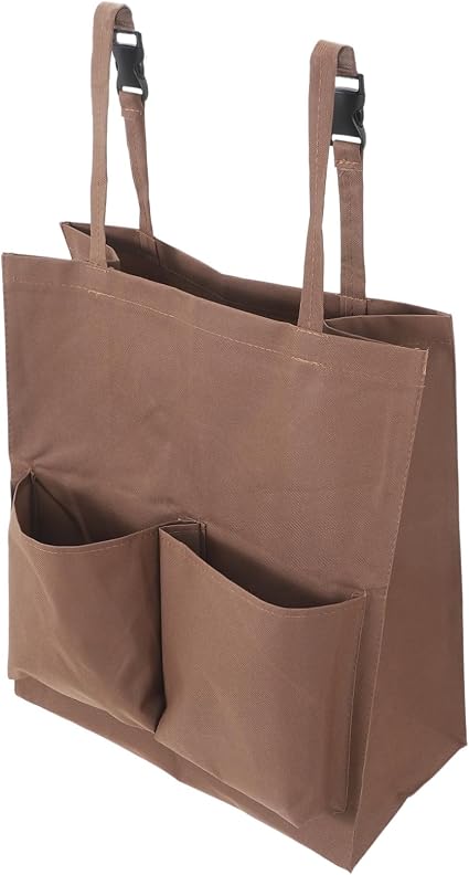 Janitorial Cart Bag 17.7X15.7X7.9In Waterproof Cleaning Cart Pouch for Trash Storage and Organization in Hotels and Rest