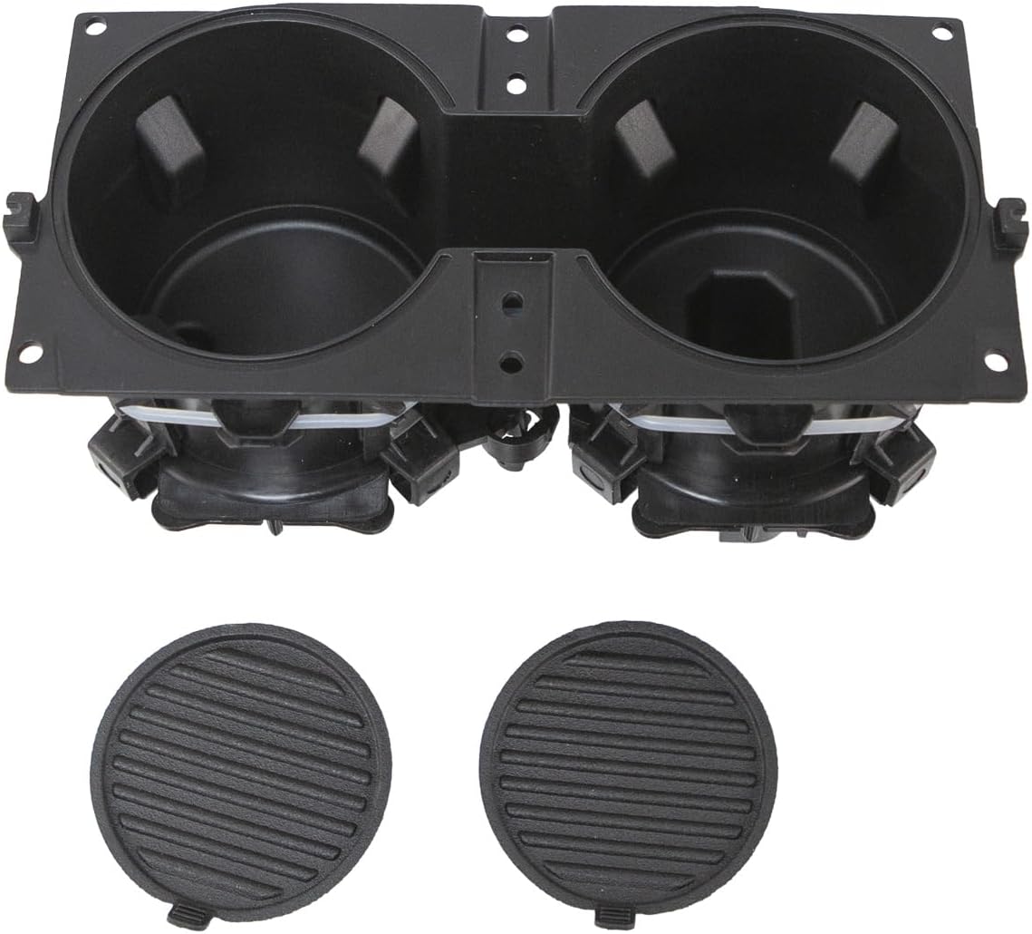Front Center Console Cup Holder with Cup Holder Insert Mat