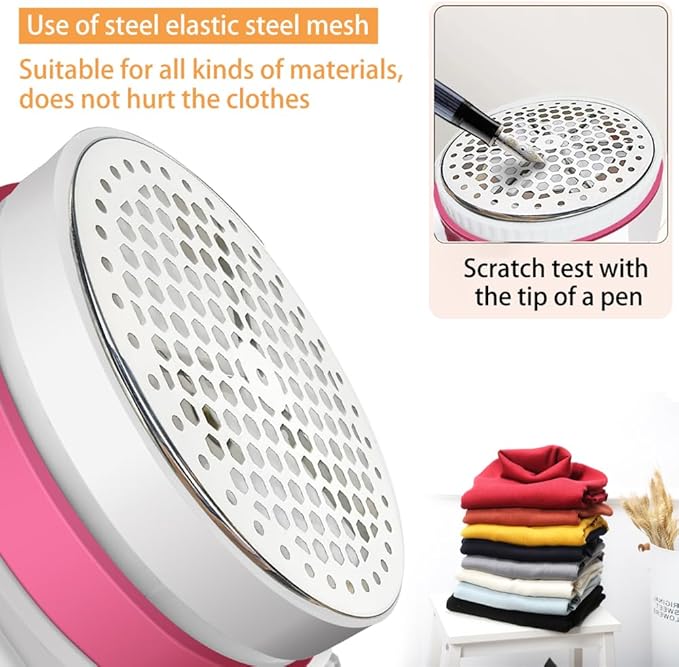 Fabric Shaver for Furniture,Sweater Shaver,Electric Lint Remover for Clothes,Fabric Pilling Remover,4 Cutter Heads, 5W of High-Power, Plug and Play, Say Goodbye to Charging and Waiting