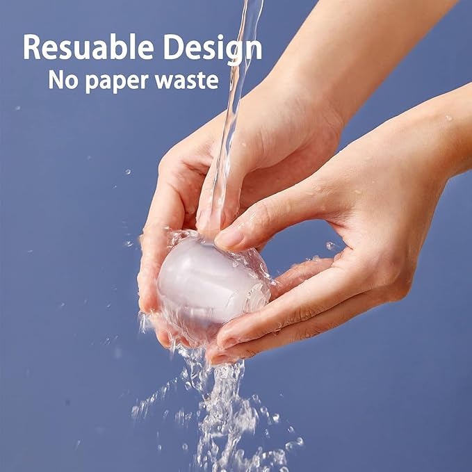Washable Reusable Gel Lint Roller for Pet Hair, Tecogue Portable Dog Cat Pet Hair Remover for Clothes, Laundries, Sticky Cleaner, Dust Fuzz Fur for Travel Household (White-2pcs)