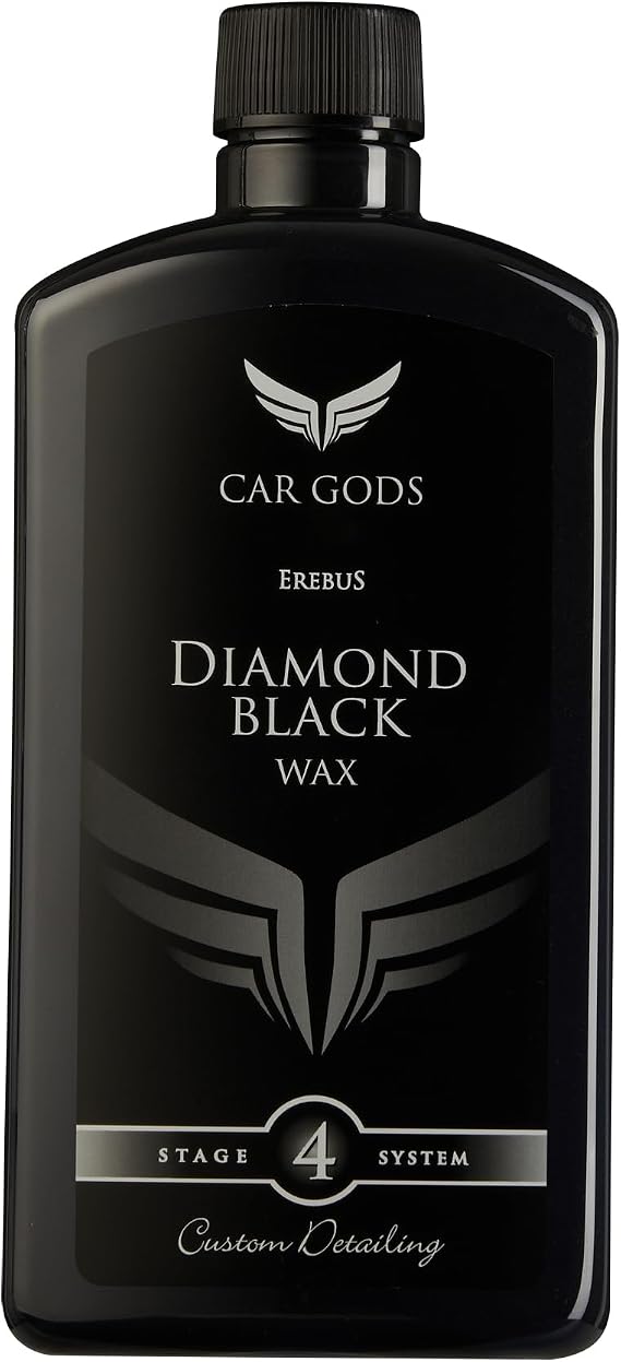 Car Gods Black Carnauba Wax Polish, Pigmented Formula 3 in 1 Removes Surface Oxidation, Blemishes and Minor Scratches, 1