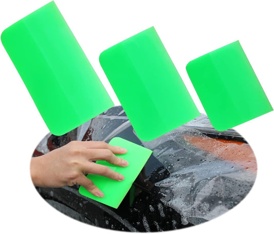 Green PPF Squeegee, Large Size Squeegee is More conducive to The Installation of car Paint Protection Film, Vinyl Wrapping Tool kit and Glass Cleaning