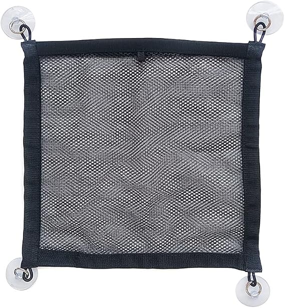Car Storage Net Bag Phone Car Mesh Net Holder RV Storage Boat Cargo Pocket Suction Cup Window Hanging Bag Hat for RV, SU