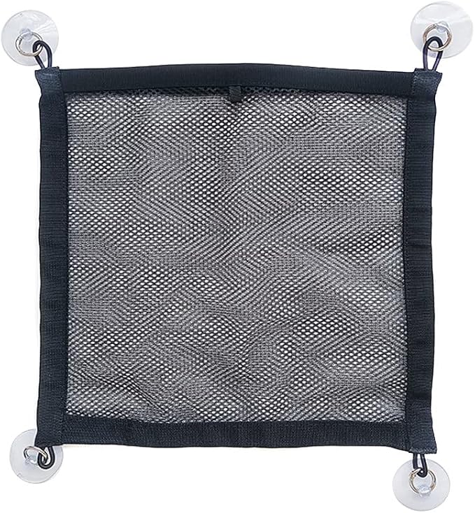 Car Storage Net Bag Phone Car Mesh Net Holder RV Storage Boat Cargo Pocket Suction Cup Window Hanging Bag Hat for RV, SU