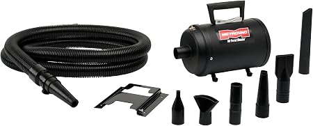METROVAC B3-CDAFBR Air Force Blaster, Lightweight Car & Motorcycle Vacuum Cleaner, Dryer w/Accessories, Truck Air Duster