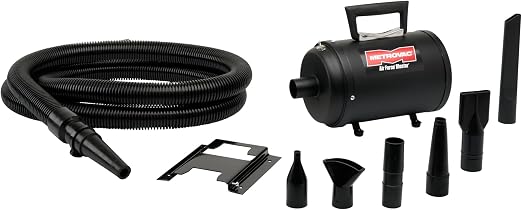 METROVAC B3-CDAFBR Air Force Blaster, Lightweight Car & Motorcycle Vacuum Cleaner, Dryer w/Accessories, Truck Air Duster