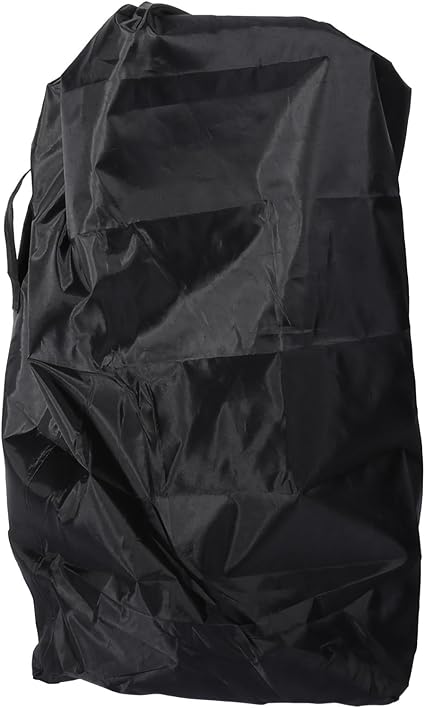 Stroller Bag Travel, Extra Large Padded Gate Check Bag with Backpack Straps for Airplane Travel, Black Oxford Material 4