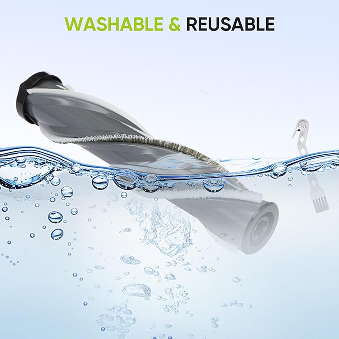 2pack Replacement Brush Roll Compatible with Bissell Cleanview XR 200W/ Cleanview XR Pet 300W/ Powerlifter Turbo Cordless Stick Vacuum Cleaner 3789U, 3789X, 3789, 3797V, 3797W, 3797
