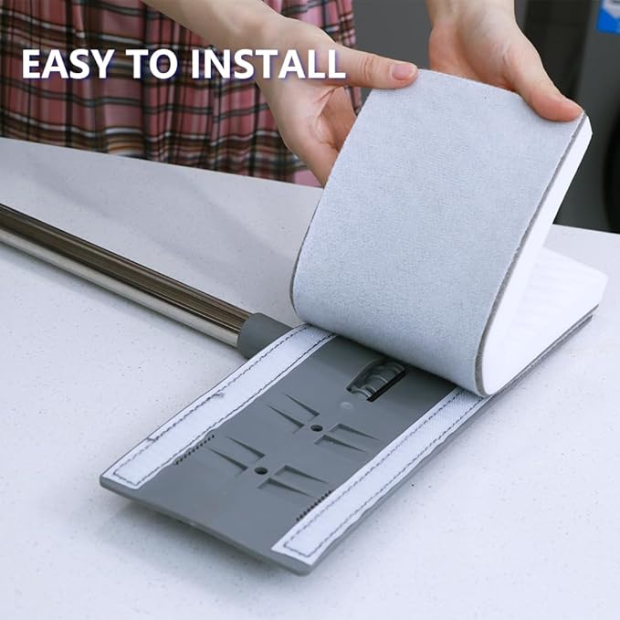 Mops Pad for Floor Cleaning,Magic Sponges Eraser Cleaning Mop Pads Refills Suitable for 13" Flat mop Head (Mop Pad Refill,13"x4.72"x0.98")