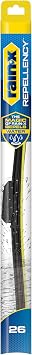 Rain-X 810326 Repellency Water Repellent Wiper Blades, 26" Windshield Wiper, All Weather Streak-Free for Enhanced Visibi