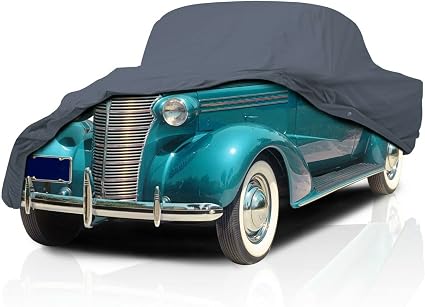 USCarCover 5 Layer Car Cover for Ford Deluxe 1937-1940 De Luxe Coupe & Sedan , Semi Custom Fit Full Coverage Pollution, 