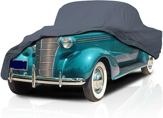 USCarCover 5 Layer Car Cover for Ford Deluxe 1937-1940 De Luxe Coupe & Sedan , Semi Custom Fit Full Coverage Pollution, 