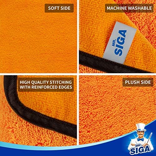 Professional Microfiber Towels for Cars, Scratch Free, 12 Pack