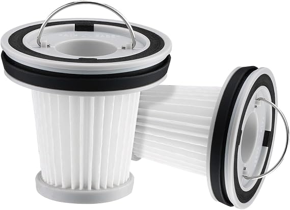 Fanttik 2-Pack Replacement HEPA Filter, Washable and Reusable Filter Fits for Fanttik V8 Apex & V8 Mate & V10 Mix & Slim