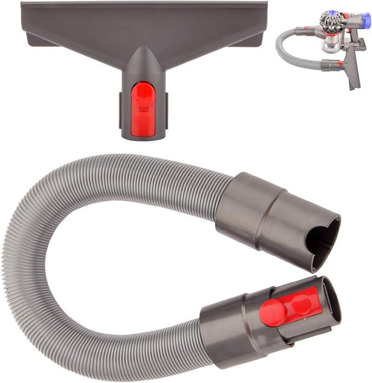 Fullclean Mattress Tool and Extension Flexible Hose Kit Compatible with Dyson Gen 5 V15 V15s V12 V11 V10 V9 V7 V8 Absolute Detect Torque Drive Cyclone Cordless Handheld Vacuum Cleaner