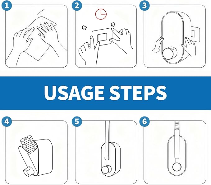 SOPAMI Disposable Toilet Cleaning System - Toilet Wand Kit with 32 High-Performance Refills, Wall Mounted Toilet Brush and Holder for Deep Cleaning Bathroom 32pcs