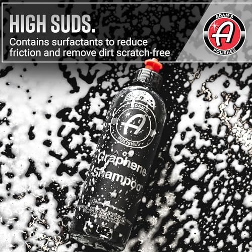 Graphene Shampoo Gallon, Graphene Ceramic Coating Infused Car Wash Soap, Powerful Cleaner & Protection In One Step, pH Neutral, High Suds For Foam Cannon, Foam Gun or Detailing Bucket