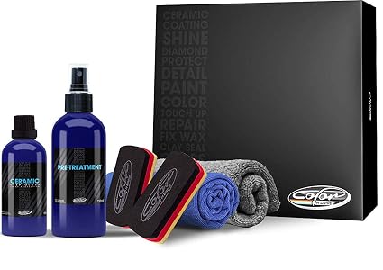 Color N Drive Deep Gloss 9H Car Ceramic Coating Paint Protection Kit, Automotive Polish For Color Protection Against Scr