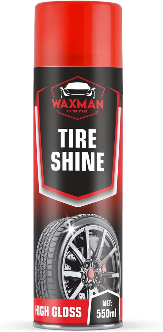 Tire Shine Spray – 18.6 fl oz, High-Gloss Hydrophobic Tire Dressing, Safe for All Vehicles - Cleanova