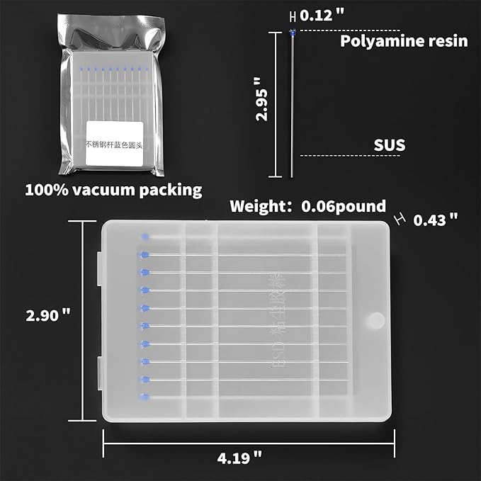 ESD Cleaning swabs for Electronics- Anti Static Silicone Sticky Swab Gel for Cleaning Camera Lenses, sensors, PCB, SMT, semiconductors and Precision Instruments. (Blue-10Packs, High Viscosity)