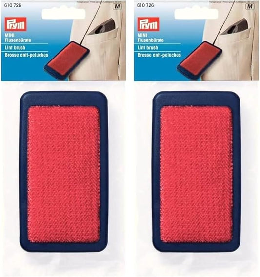 Prym Mini Double-Sided Lint Brush (Pack of 2)