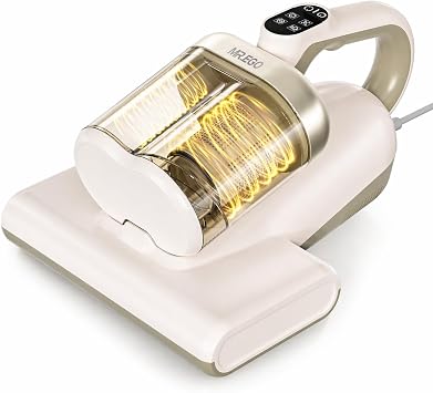 Mr.ego Mattress Vacuum Cleaner, 16Kpa Couch Vacuum with 253.7nm UV-C Light