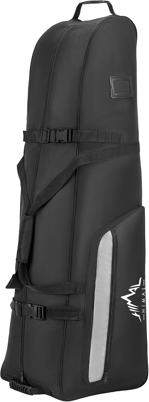 Himal Outdoors Soft-Sided Golf Travel Bag with Wheels, 600D Oxford Fabric