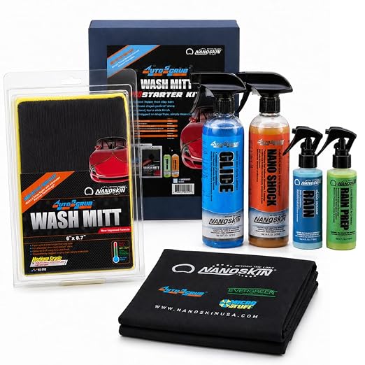 Nanoskin AUTOSCRUB Medium Grade Wash Mitt Pro Starter Kit [AS-022]