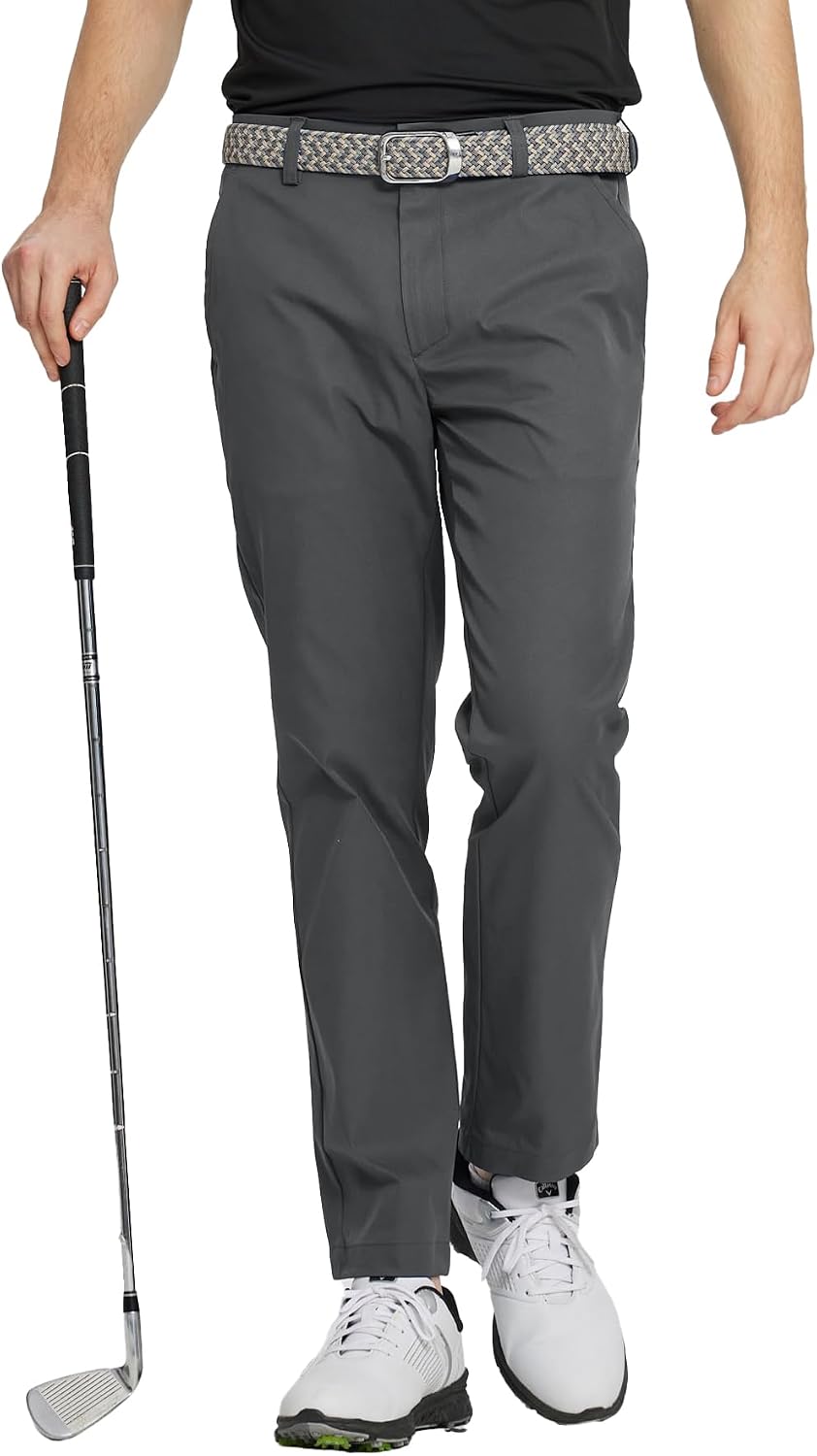 Mens Golf Pants 30"/32"/34" Stretch Classic Fit Dress Casual Business Work