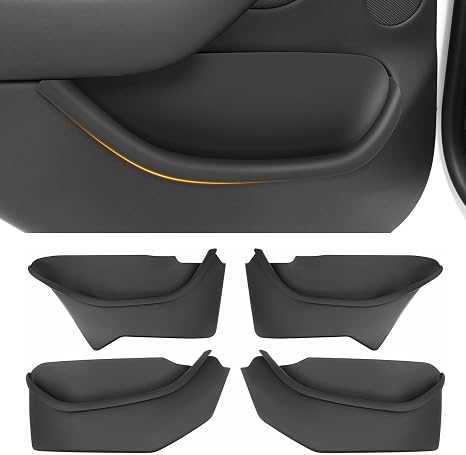 2026 Tesla Model Y Juniper Car Door Side Storage Box Organizer Full-Cover Front and Rear Door Slot Tray Mats Organizer T