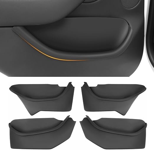 2026 Tesla Model Y Juniper Car Door Side Storage Box Organizer Full-Cover Front and Rear Door Slot Tray Mats Organizer T