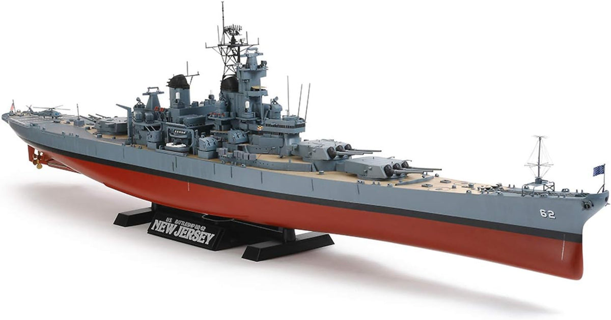 Models US Battleship New Jersey BB-62 Model Kit