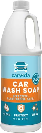 Carvida Car Wash Soap, Moderate-Foam Concentrated Professional Automotive Cleaning Soap, Plant-based, 32oz