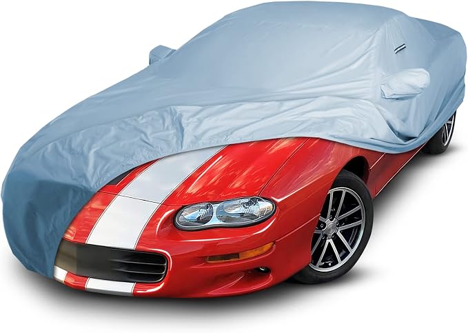 iCarCover Custom Car Cover Compatible with Camaro 1993-2002, Waterproof All-Weather Rain Snow UV Sun Protector Full Exte