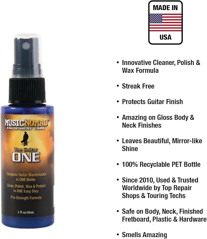 MusicNomad MN140 Premium Guitar Care 3-Piece Kit