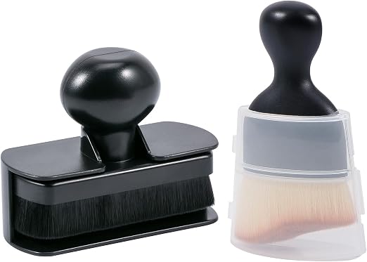 UNIMEIX Tire Shine Applicator Brush Kit Large Vegan Tire Shine Brush with Storage Stand for Vehicles Tire Shine Polish W