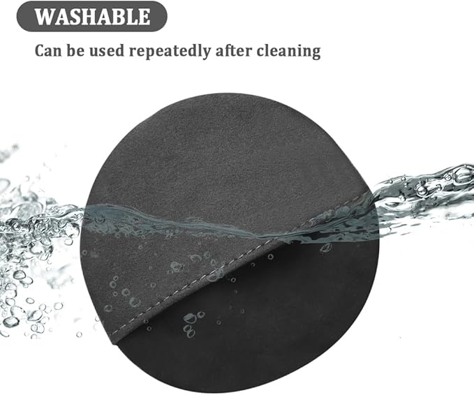 Car Screen Cleaner Cloth,Rapid Dust Removal Microfiber Cleaning Cloth for Car Display,Cell Phones,Dashboard,Double Sided Car Touch Screen Cleaner Car Accessories for Car,Truck,SUV (Round Shape)