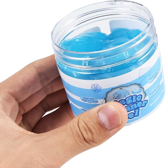 SenseYo 4 Pack Car Cleaning Gel Slime Clean Putty Dust Remover Car Interior Cleaner Kit Supplies Accessories Auto Detailing Tools for Air Vents Consoles Cup Holders Keyboards Notebook Camera