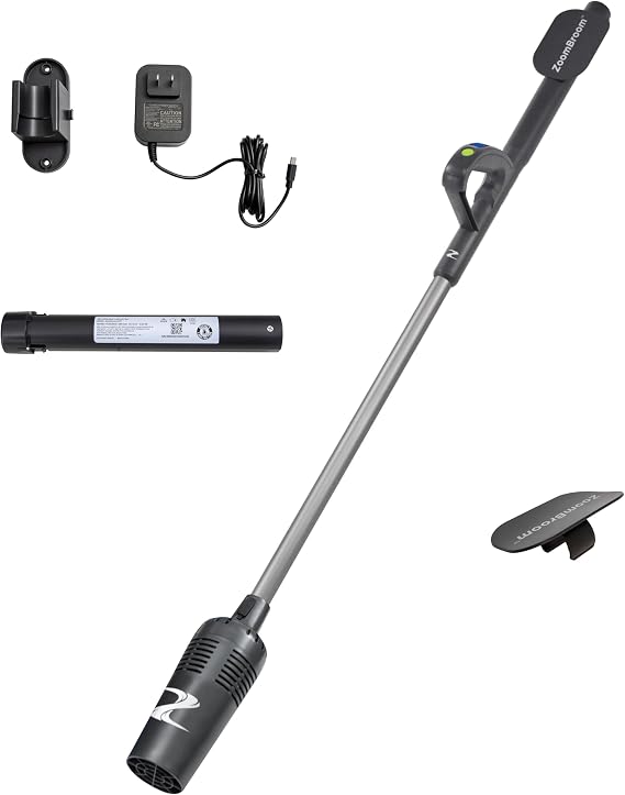 ZoomBroom - Lightweight Air Blower with Ergonomic Handle for Home & Patios
