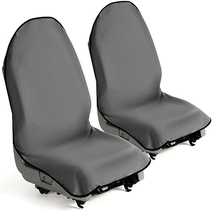 lebogner Car Seat Towel Cover for Post Gym Workout, Running and Swimming, 2 Pack Universal Fit Anti-Slip Waterproof Swea