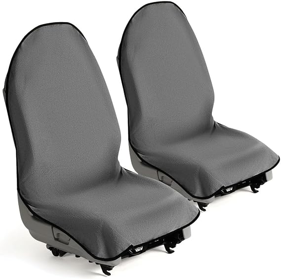 lebogner Car Seat Towel Cover for Post Gym Workout, Running and Swimming, 2 Pack Universal Fit Anti-Slip Waterproof Swea