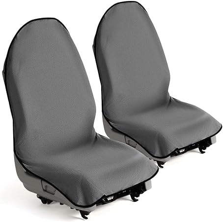 lebogner Car Seat Towel Cover for Post Gym Workout, Running and Swimming, 2 Pack Universal Fit Anti-Slip Waterproof Swea