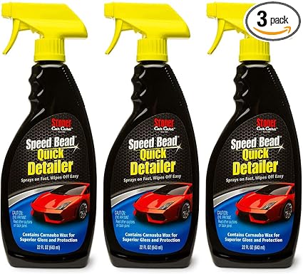 Stoner Car Care 92354-3PK Speed Bead Quick Detailer Spray – Fast Detail Spray for Dust, Smudges and Light Contaminants –