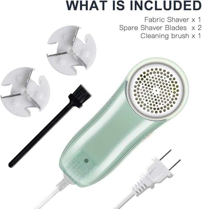 Fabric Shaver, Fuzz Balls Pills Lint Remover, AC120V Plug and Play