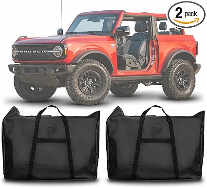 Holda Door Storage Bags Compatible with 2021-2026 Bronco 2-Door (Set of 2)