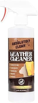 Amazing Leather Cleaner/Conditioner/Deodorizer | Powerful, Natural Enzyme Cleaner | USA Made | Great for Leather & Vinyl