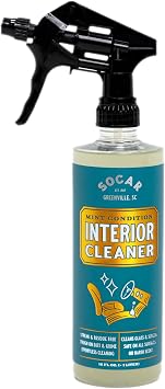 SOCAR Mint Condition Interior Car Cleaner 16 fl oz. Professional Grade for Dirt, Dust, and Grime from All Surfaces, Plas