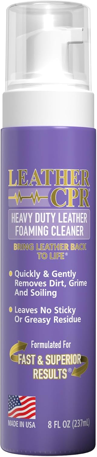 Heavy Duty Leather Foaming Cleaner, 8 oz