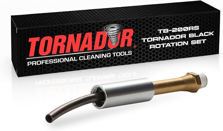 Tornador TB-200RS Rotation Set for Z-020 Black | OEM Weighted Tube with Rotating Rod | Boosts Cleaning Power | Quick Ins